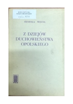 Z Dziejów Duchowieństwa Polskiego