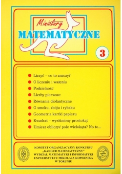 Miniatury matematyczne 3 Liczyć - co to znaczy ?