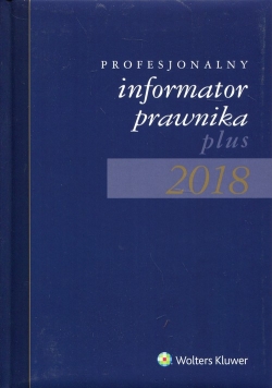 Profesjonalny informator prawnika plus 2018 B5 granatowy