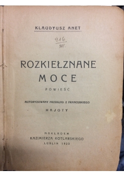 Rozkiełznane moce