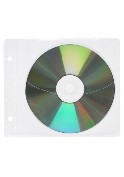 Koszulka na płytę CD/DVD do segregatora 10 sztuk