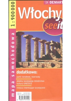 Włochy 1:900 000 mapa samochodowa
