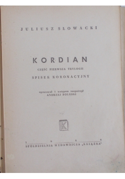 Kordian , 1946r