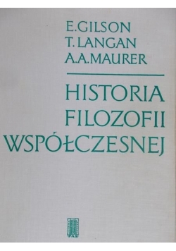 Historia filozofii współczesnej