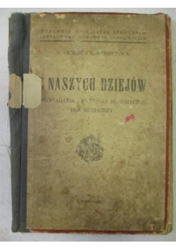 Z naszych dziejów. Opowiadania i czytania historyczne dla młodzieży, 1920r.