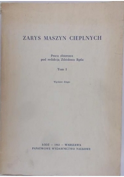 Zarys maszyn cieplnych, tom I