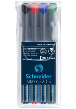 Foliopisy permanentne Schneider Maxx 220 S 4 sztuki