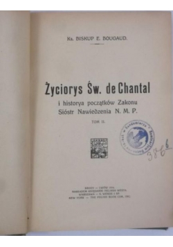 Życiorys Św. de Chantal,   1914 r.