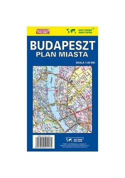Budapeszt plan miasta 1:28 000