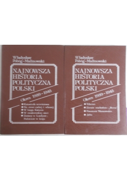 Najnowsza historia Polityczna Polski okres 1939-1945, 2 książki