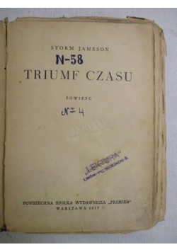Triumf czasu, 1937