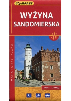 Wyżyna Sandomierska mapa turystyczna 1:75 000