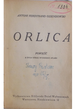 Orlica, 1925 r