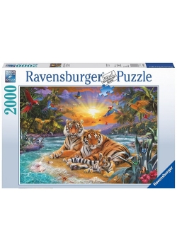 Puzzle Rodzina tygrysów  2000