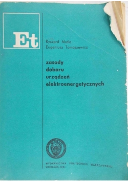 Zasady doboru urządzeń elektroenergetycznych