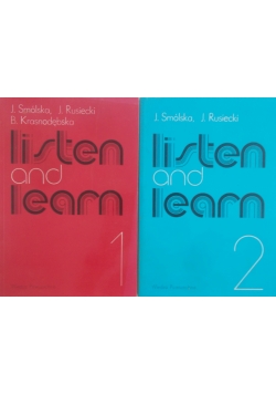 Listen and learn 1, 2