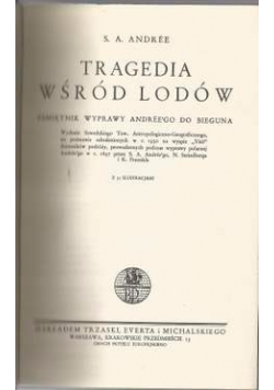 Tragedia wśród lodów, 1932 r.