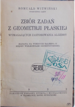 Zbiór zadań z geometrji płaskiej ,1922r