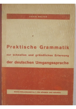 Praktische grammatik der deutsche umgangsprache, 1941 r.