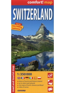 Switzerland mapa samochodowo-turystyczna 1:350 000