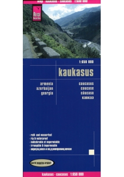 Kaukasus mapa 1: 650 000