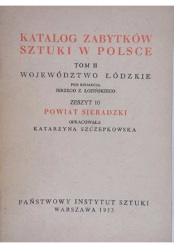Katalog zabytków w Polsce, tom II