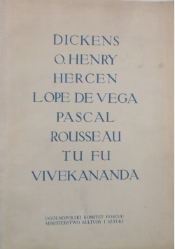Rocznice kulturalne uchwalone przez światową radę pokoju na rok 1962