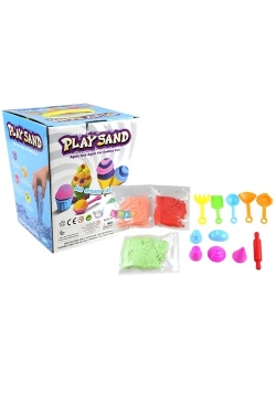 Zestaw Magiczny piasek z foremkami Lody