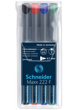 Foliopisy permanentne Schneider 4 sztuki