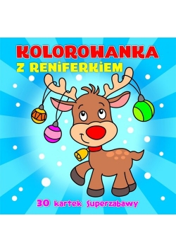 Kolorowanki z reniferkiem