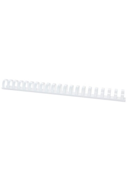 Grzbiety do bindowania Office Products A4 plastikowe 50 sztuk białe