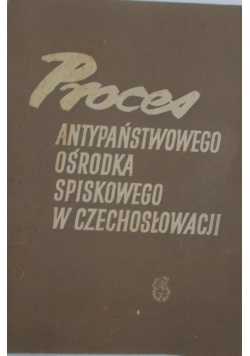 Proces antypaństwowego ośrodka spiskowego w Czechosłowacji