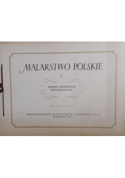 Malarstwo Polskie, 1952r.