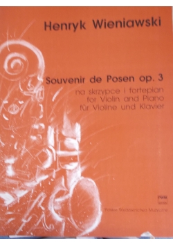 Souvenir de Posen op. 3