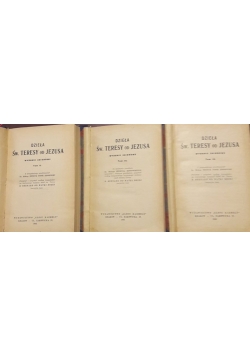 Dzieła Św. Teresy od Jezusa, 1943 r. TOM II, III, IV