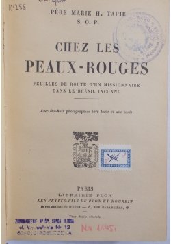 Chez Les Peaux - Rouges, 1926 r