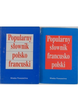 Popularny słownik polsko francuski/Popularny słownik francusko polski