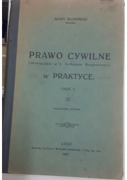 Prawo cywilne w praktyce.