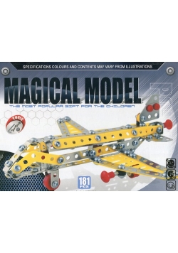 Magical Model Metalowy samolot 181 części