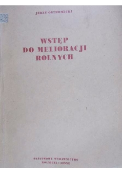 Wstęp do Melioracji Rolnych