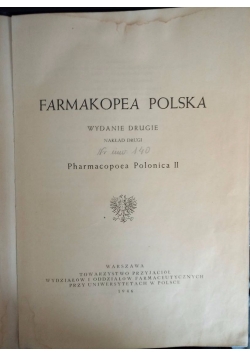 Farmakopea Polska II, 1946 r.