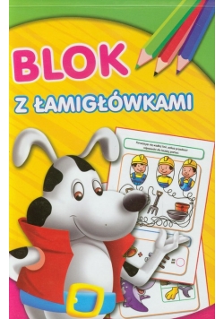 Blok z łamigłówkami Pies