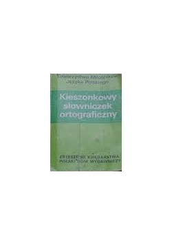 Kieszonowy słownik ortograficzny