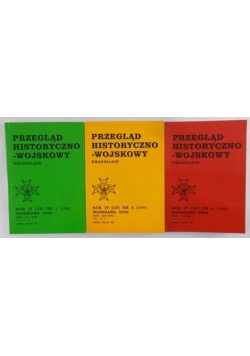 Przegląd Historyczno -  Wojskowy Nr 1-3