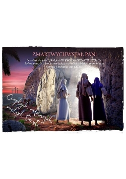 Kartka Wielkanoc 2 - Zmartwychwstał Pan