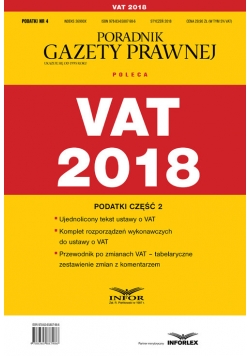VAT 2018 Podatki Część 2