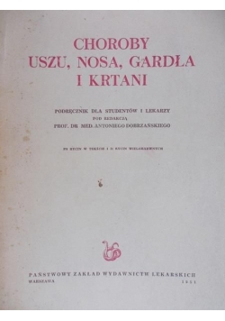 Choroby uszu, nosa, gardła i krtani