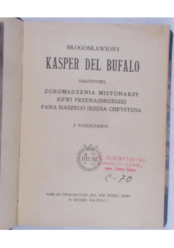 Błogosławiony Kacper Del Bufalo