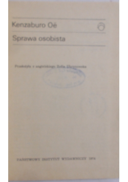 Sprawa osobista