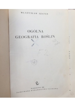 Ogólna geografia roślin